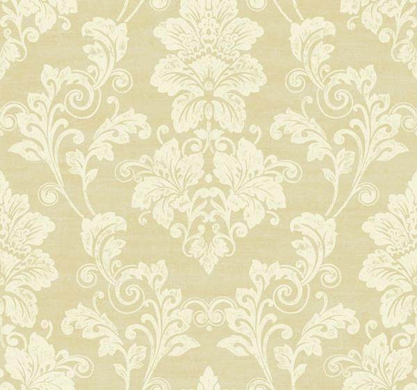 Wallpaper Sample Elegant Cream And Gold Victorian Damask On Popscreen