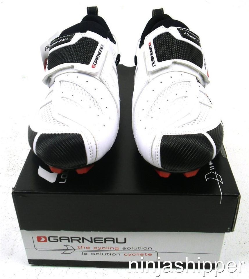 NEW Louis Garneau Tri X Speed White Mens Cycling Shoes