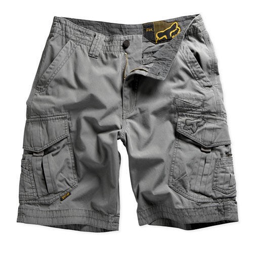 NEW FOX RACING SLAMBOZO GUNMETAL CARGO SHORTS ALL SIZES