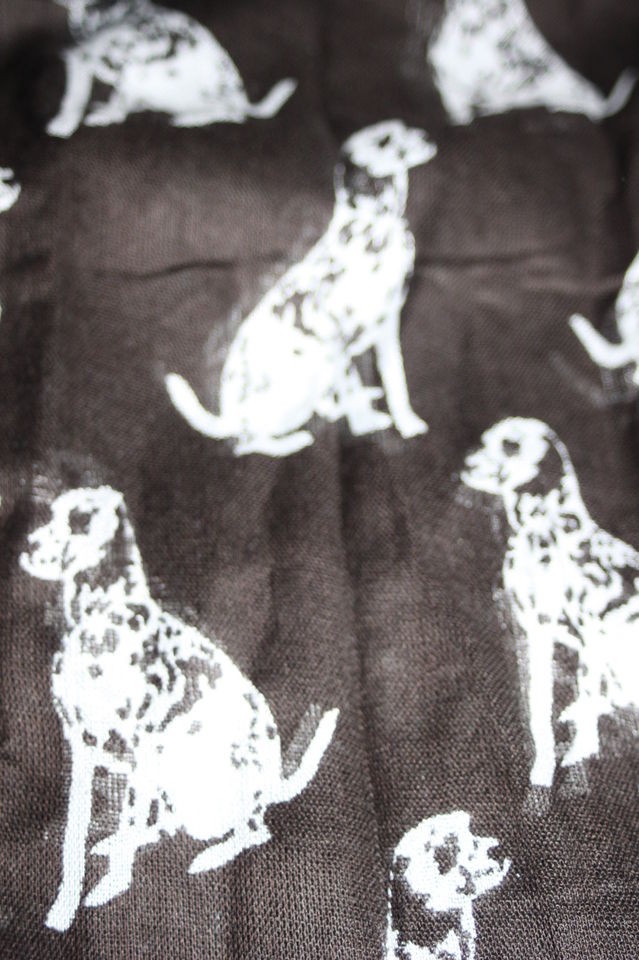 Oversized DALMATIAN DOG Print Scarf Pashmina Wrap Sarong Primark BNWT