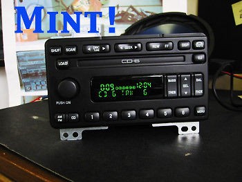 FORD 6 CD DISC CHANGER RADIO STEREO EXPLORER MUSTANG MOUNTAINEER 01 02 