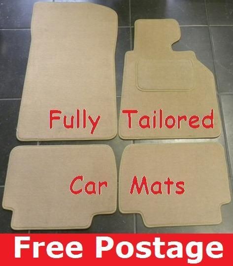 BMW E60 5 SERIES 2003 Beige Tailored Car Mats 13B