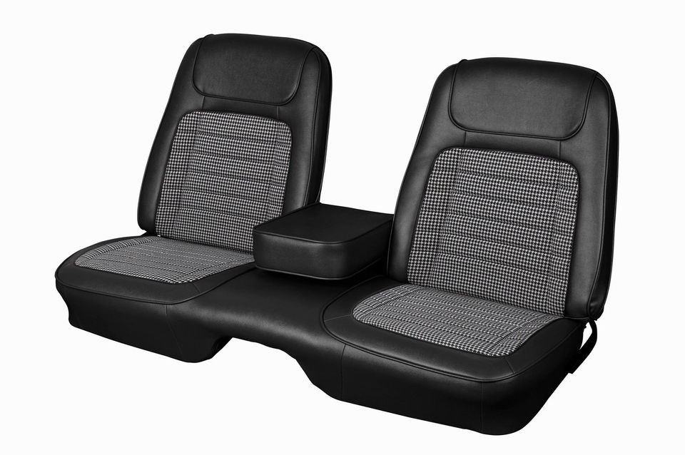 1968 CAMARO HOUNDSTOOTH SEAT UPHOLSTERY FULL SET TMI (FRONT BENCH 