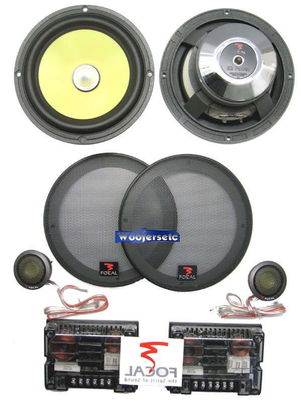   WAY COMPONENT SPEAKERS W/ TNK TWEETERS CROSSOVERS K 2 POWER