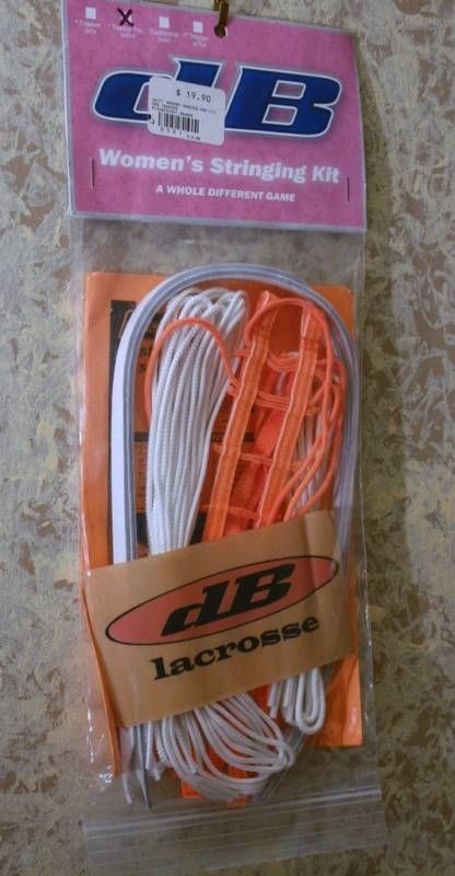 deBeer Lacrosse Stick Trakker Pro Stringing Kit Orange