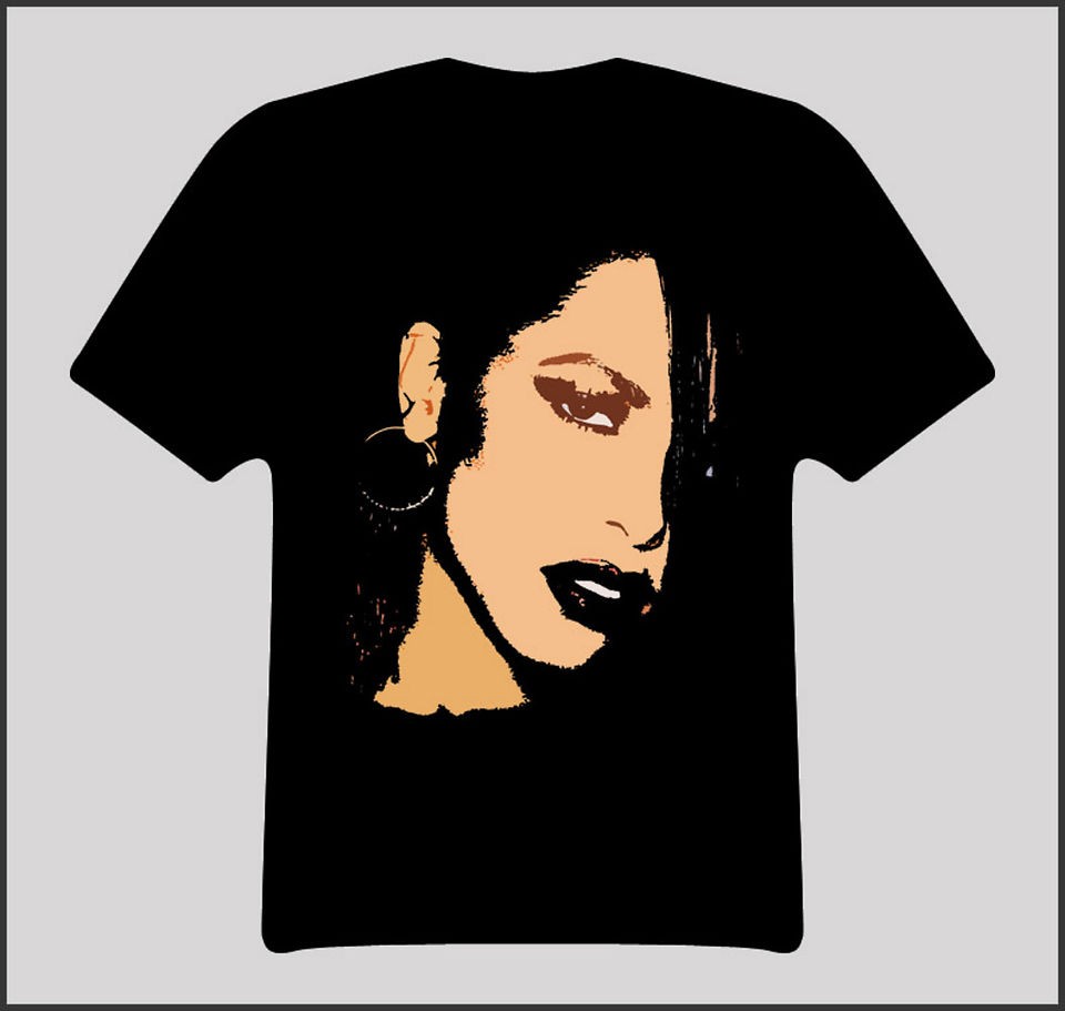 aaliyah t shirt in Clothing, 