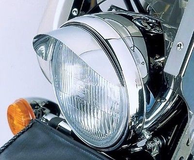 75 CHROME HEADLIGHT VISOR for Yamaha Cruisers