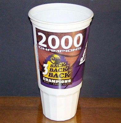   Lakers 2000 World Champions Carls Jr Three Peat 2000, 2001, 2002