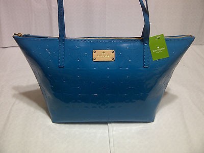 NWT Kate Spade Lazuli Sophie Schoolbox Handbag, Ace Of Spades, GIFT 