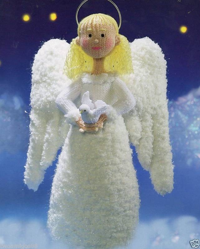 Sirdar Knitting Pattern Alan Dart Angel Doll Snowflake