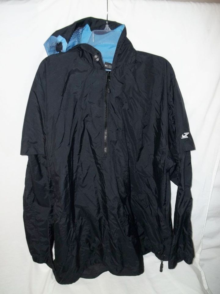 VINTAGE NIKE WINDBE=REAKER LIGHT 1/4 ZIP JACKET SIZE XXL PRE OWNED