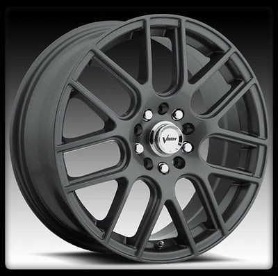   VISION 426 CROSS 5X105 5X115 VOLT CRUZE EQUINOX GUN METAL WHEELS RIMS