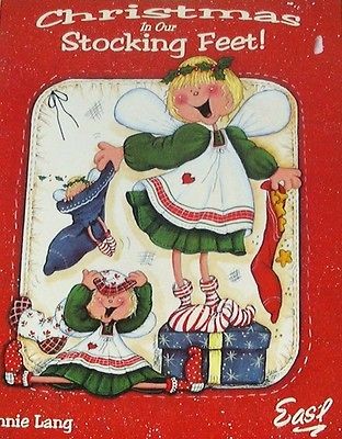 CHRISTMAS in OUR STOCKING FEET Annie Lang Painting Book