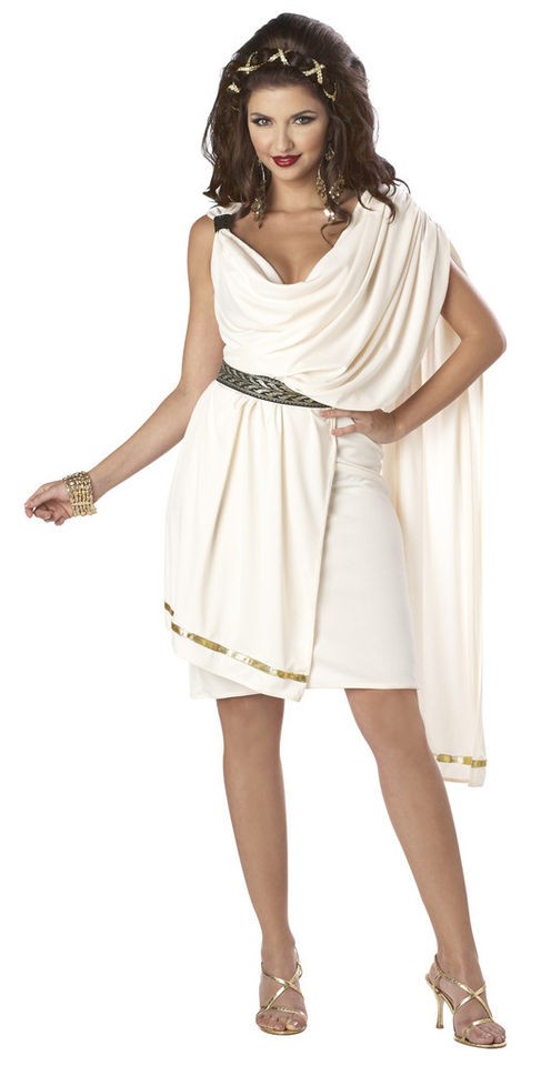 Soroity Deluxe Classic Toga Adult Costume