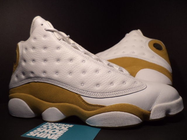   Air Jordan XIII 13 Retro WHITE WHEAT BROWN CURRY CHUTNEY CINDER 10.5