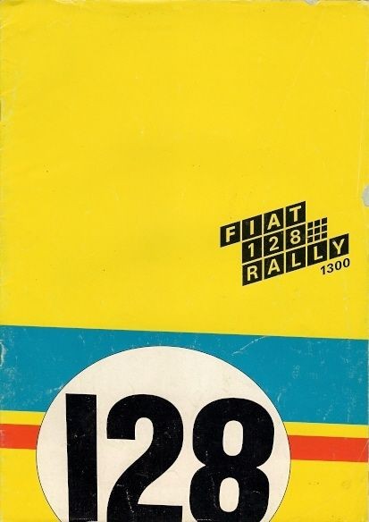 Fiat 128 Rally 1300 1972 UK Market Sales Brochure