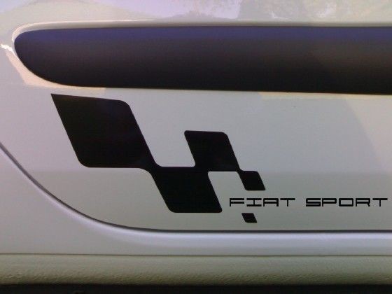 FIAT SPORT STICKERS PUNTO BRAVO UNO TURBO 500 PANDA COUPE