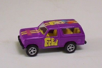 Ford Bronco 4x4 Purple SCOOBY DOO FRED RC LE Loose SUV TRUCK