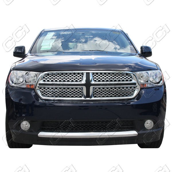 DODGE DURANGO CHROME OVERLAY GRILLE FITS 2011 2012