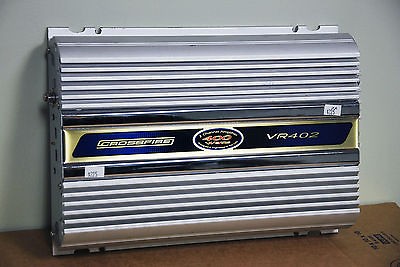 CROSSFIRE VR402 VR 402 400WATTS 2 CHANNEL AMPLIFIER OLD SCHOOL CLASSIC 