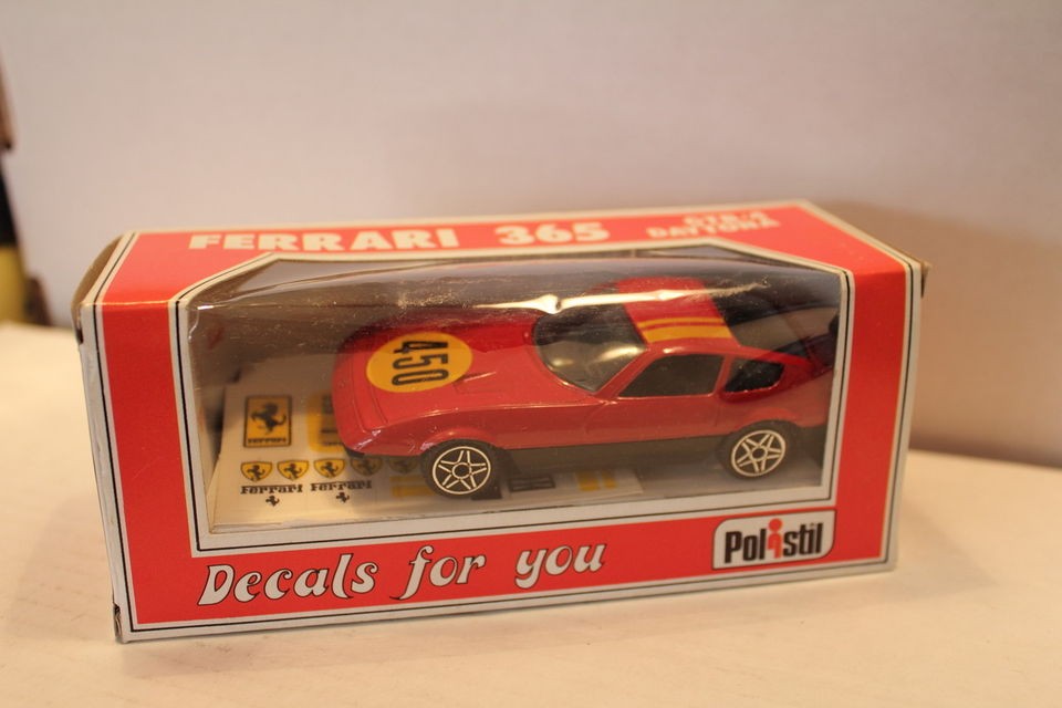 POLISTIL #E2002 FERRARI 365 GTB/4 Daytona red   141 scale model (Made 