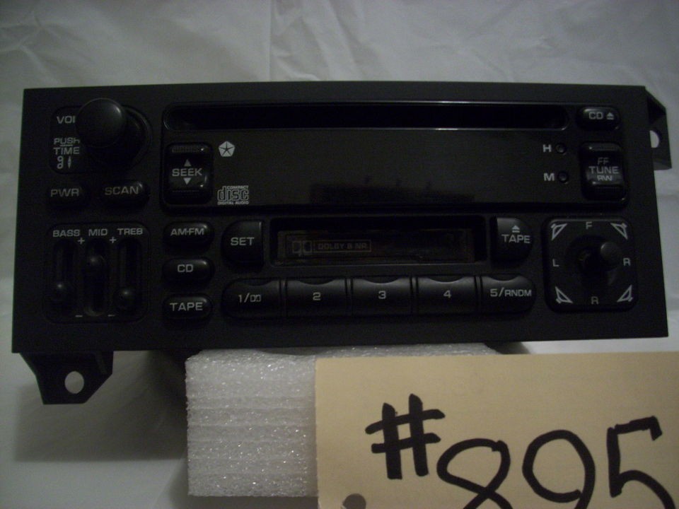 1998 Dodge Intrepid CD/Cassette Combo Player