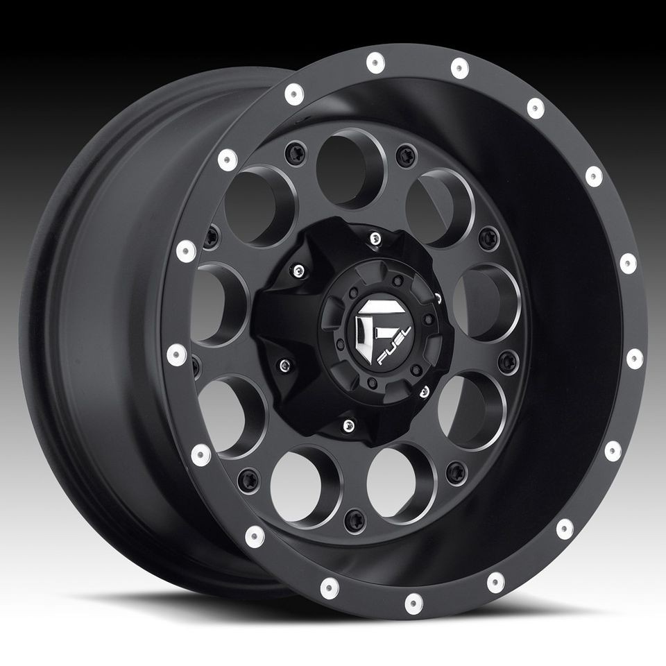   20x10 Fuel Revolver black wheel rim 8x170 Lifted F250 F350 Excursion