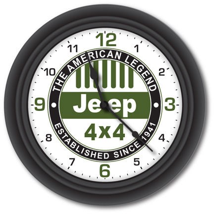 JEEP WALL CLOCK 4x4   WRANGLER   RUBICON   GREAT GIFT