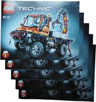   TECHNIC 8110 MERCEDES BENZ UNIMOG U 400 INSTRUCTIONS ONLY 5 NEW BOOKS