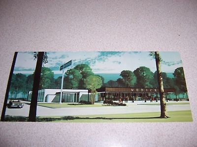 1960s VINTAGE MEDICK FORD DEALER COLUMBUS OHIO OVERSIZE POSTCARD