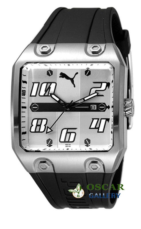 PUMA FENDER PU102211001 GREY DIAL MENS WATCH NEW 2 YEARS WARRANTY