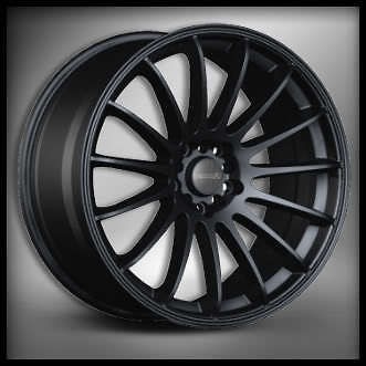 18 Tenzo R Wheels Rims Cuzco Black 06 Civic Mazda 3 A3