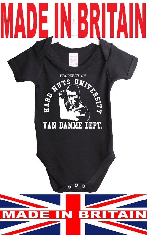 JEAN CLAUDE VAN DAMME BABY GROW VEST ONSIE NEW JBG86