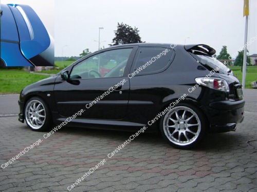 PEUGEOT 206 GTI LOOK SPOILER  PROMOTION 