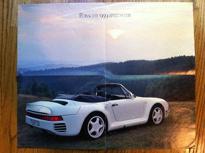 porsche poster in Collectibles