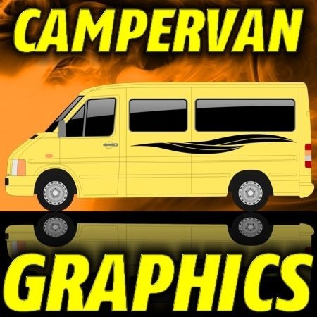 VGAA121 VW LT GRAPHICS MERC SPRINTER DECAL KIT CAMPER