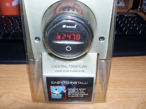 inductive tach digital tachometer 9950 rpm w/sensor 2