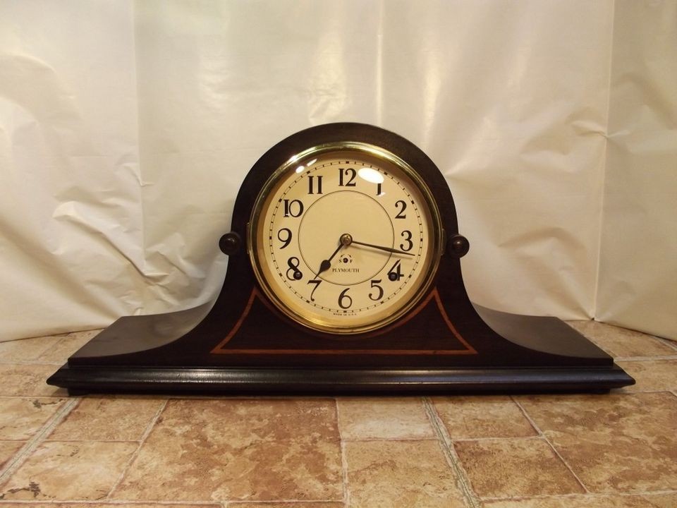 Seth Thomas Plymouth 8 Day Clock In Running Condition