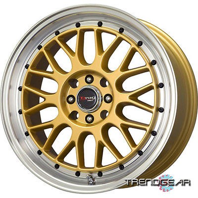 15 DRAG DR44 4 LUG WHEELS RIMS TOYOTA TERCEL CELICA MR2