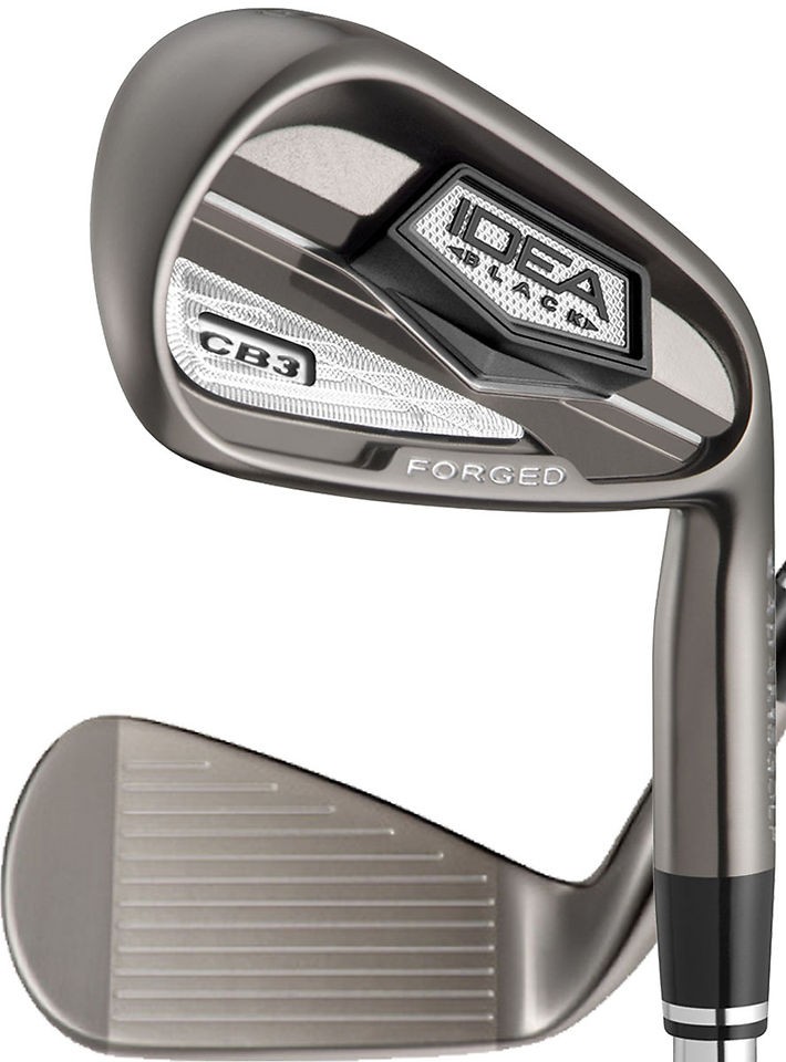 Adams Golf Idea Black CB3 Forged Irons (4 GW) KBS Steel Regular Flex