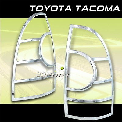 TOYOTA 05 11 TACOMA CHROME ABS REAR TAIL LIGHTS LAMPS COVER/BEZEL LH 