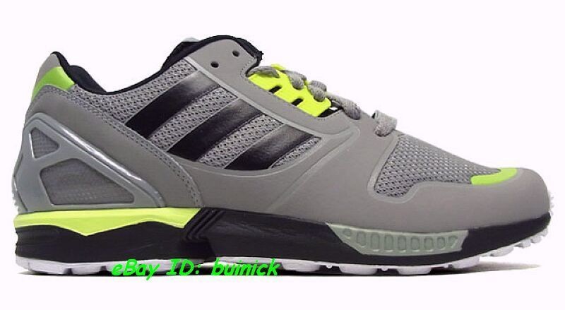 ADIDAS ZX 8000 TECHNICAL Trainers Grey Black Gre​en running zx8000 