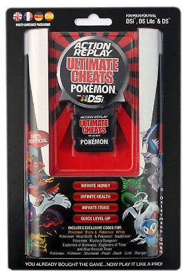 ACTION REPLAY ULTIMATE CHEAT CHEATS DEVICE FOR NINTENDO NDS DS POKEMON 