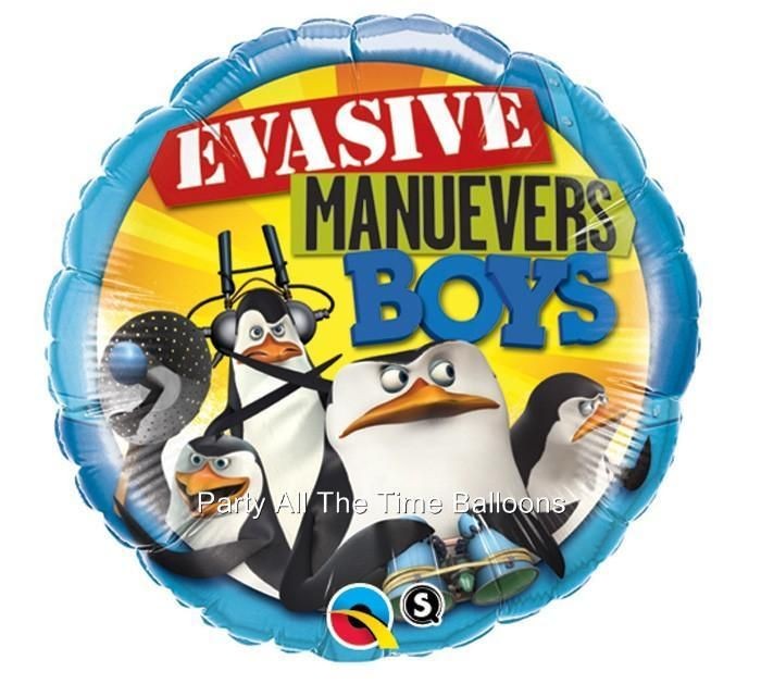 SET OF 2 18 PENGUINS OF MADAGASCAR MYLAR FOIL PARTY BALLOON