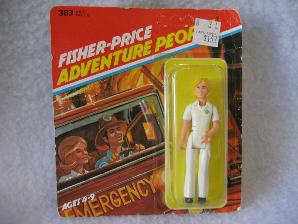   Fisher Price Adventure People PARAMEDIC action figure SEALED woman
