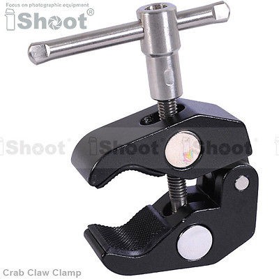   Crab Claw Clamp Tongs Pliers Clip Bracket fr Camera Tripod Monopod