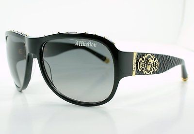   WOMENS RAVEN BLACK/ANTIQUE GOLD SUNGLASSES *FREE PRIORITY SHIP