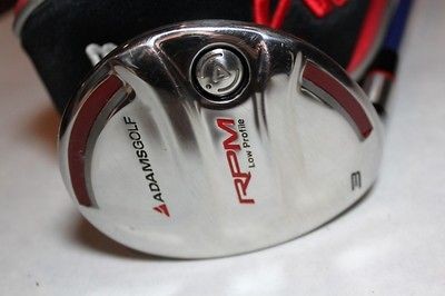 Adams RPM Low Profile 3 Fairway Wood LH Regular Flex Graphite Golf 