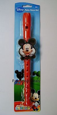 Disney Mickey Mouse Clubhouse Flute Recorder Red New Music Kids Youth