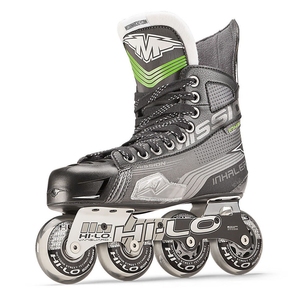 New Mission Inhaler AC7 Roller Hockey Skates Sizes 1 12 Youth Sizes 